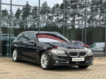 BMW Seria 5 F10-F11 Touring Facelifting 525d 218KM 2017 BMW 525 Bixenon! El.klapa Skóra Asystent Czujniki, zdjęcie 4