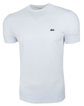 Lacoste T-shirt koszulka męska biała 100% Bawełna r. M