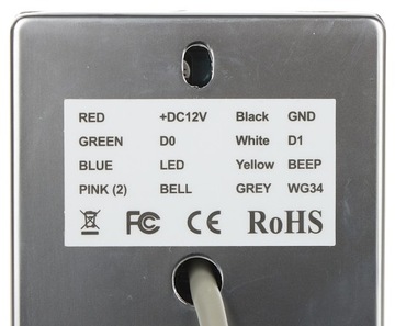 Внутренний контактный считыватель кольцевых карт RFID 125 кГц металлическая клавиатура