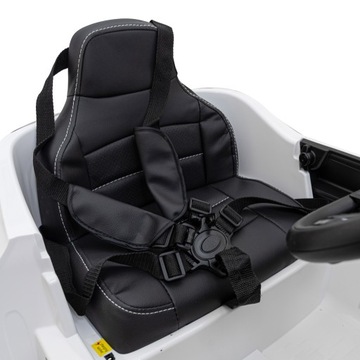 Mercedes Benz AMG EQA детский Белый + Пилот + 5-точечные ремни безопасности + EVA + Wy