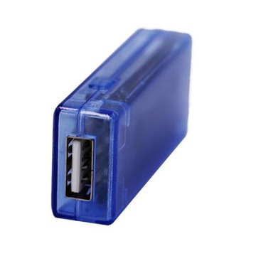 Cyfrowy miernik mocy USB Multimetr prądu i wieku 3 w 1 Niebieski