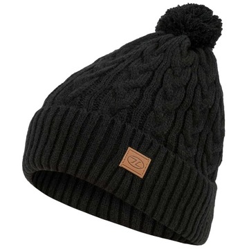 Czapka zimowa Highlander Outdoor Beira Lined Bobble Hat - Czarna