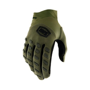 100 PROCENT RĘKAWICE CROSS/ENDURO/MTB MODEL AIRMATIC ARMY GREEN KOLOR