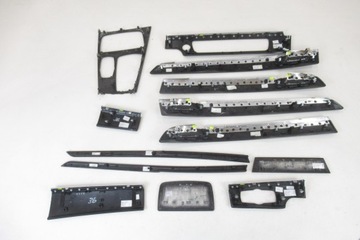 Listwy ozdobne dekory BMW F01 EUROPA drewno chrom