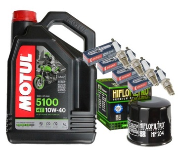 Olej silnikowy MOTUL 5100 + Filtr oleju HONDA CB 1100 EX CMX 1100 VTX 1300