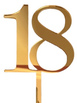 TOPPER PIKER BENTO CAKE DOWOLNA LICZBA ZLOTY