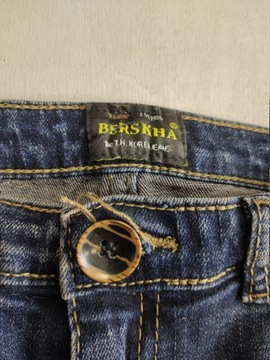 BERSHKA Jeansowe SPODNIE RURKI Modne rozm. 28