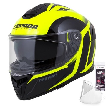 CASSIDA KASK MOTOCYKLOWY RED GT WŁÓKNO +PINLOCK M