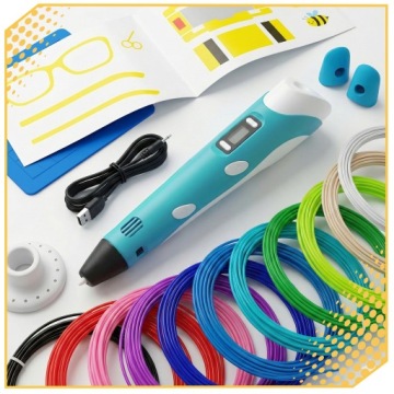 3D принтер Ручка для детей Набор ФИЛАМЕНТ 109 МАТЕРИАЛ