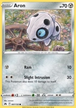 Karty Pokemon (CRZ 087) Aron