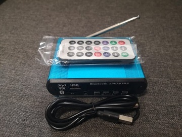 Odtwarzacz Mp3 Bluetooth SD Radio Aux Pilot USB
