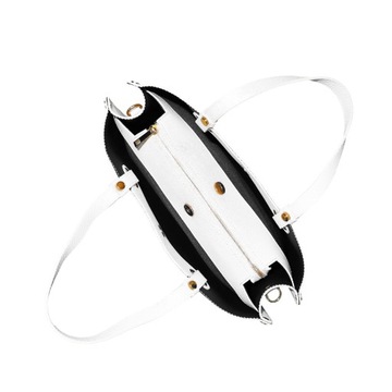 Женская сумка-шоппер, кожа Cheril, Белый