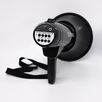 МЕГАФОН TONSIL TE 20/18 MP3 USB SD BT ЗАПИСЬ СИРЕНА ЧЕРНЫЙ + АККУМУЛЯТОР