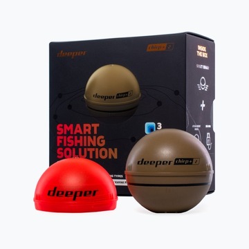 Рыболовный эхолот Deeper Smart Sonar Chirp+ 2.0, коричневый