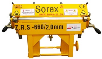 SOREX ZAGINARKA ŚLUSARSKA ZRS 660 / 2,0 mm