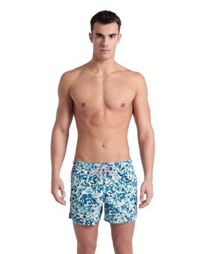 Spodenki Arena WATER PRINTS BEACH SHORT AO WATER-WHITE MULTI XL