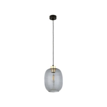 +Gratis. Lampa wisząca TK Lighting Delta 1xE27 dymione szkło grafitowe