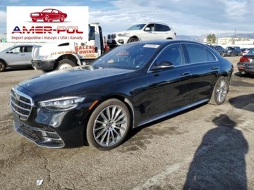 Mercedes Klasa S W223/V223 2021 Mercedes-Benz Klasa S 2021 r., 4,0L S 580 od ubezpieczalni 4.0 Benzyna