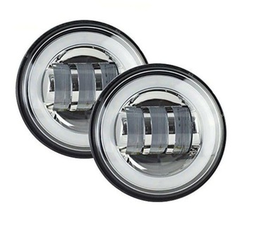 Wkłady Halogenów LED 4,5 cala Chrom Harley