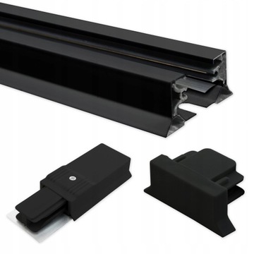 НАБОР 4x СВЕТОДИОДНЫЕ ЛАМПЫ ОТРАЖАТЕЛЬ GU10 ШИННЫЙ КАБЕЛЬ 2М