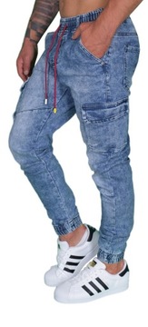 МУЖСКИЕ БРЮКИ-КАРГО, ДЖИНСЫ-ДЖОГГЕРЫ С КАРМАНАМИ