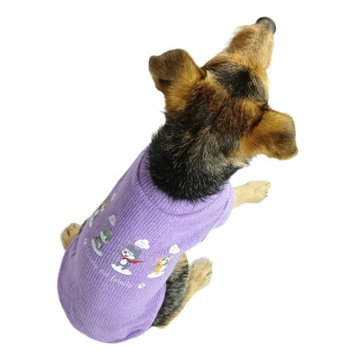 Тепловая одежда мягкая толстовка с собачьи полоски L 35 см