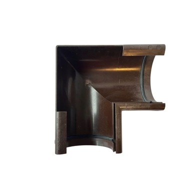 NAROŻNIK RYNNY ZEWNĘTRZNY 100 mm 90 stopni Łącznik Narożny BRĄZ Kaczmarek