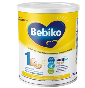 BEBIKO 1 NUTRIFLOR EXPERT MLEKO POCZĄTKOWE DLA NIEMOWLĄT 700G