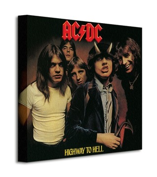 AC/DC Highway to Hell - obraz na płótnie 40x40 cm