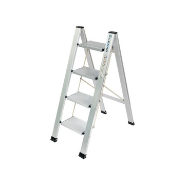Drabina aluminiowa domowa składana 4 stopniowa LEMAR Slim Space-X 040104