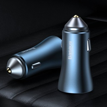 АВТОМОБИЛЬНОЕ ЗАРЯДНОЕ УСТРОЙСТВО BASEUS USB-C/USB 40 Вт PD QC