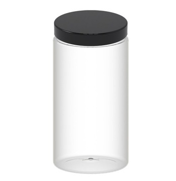 Słoik plastikowy 1500ml z nakrętką uszczelniającą