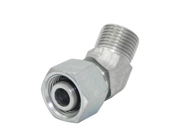 KOLANO HYDRAULICZNE NAKRĘTKA M22x1.5 15L 45 STOPNI