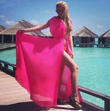 ПАРЕО-ЧЕХОЛ ДЛЯ ПЛАТЬЯ-ТУНИКИ РОЗОВЫЙ