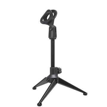 STATYW MIKROFONOWY STOŁOWY STOJAK NA MIKROFON 26CM
