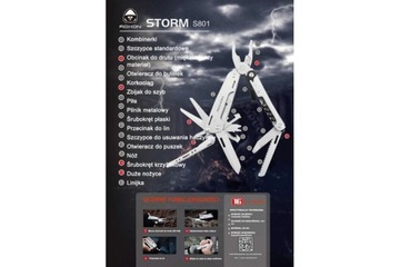 Мультитул Roxon Storm S801S Многофункциональный инструмент 18 в 1 НОЖ ОТВЕРТКА