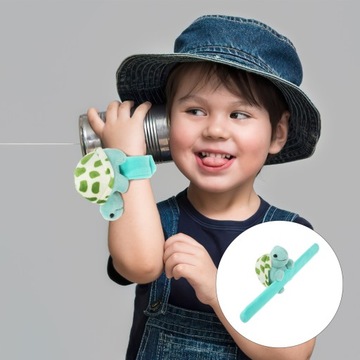 ДЕТСКИЕ БЕЗОПАСНЫЕ БРАСЛЕТЫ SLAP TURTLE