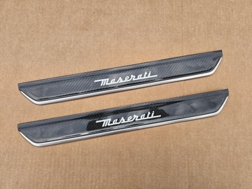 Maserati Ghibli Quattroporte TROFEO listwa listwy ozdobne progu CARBON