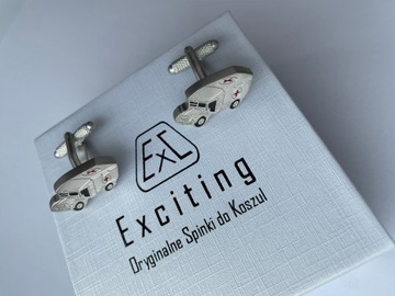 Запонки EXC Желтый шлем по охране труда и технике безопасности для строителей, архитекторов, дизайнеров