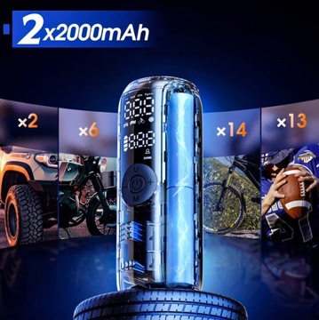 ЭЛЕКТРОВЕЛОСИПЕД НАСОС LED Type-C