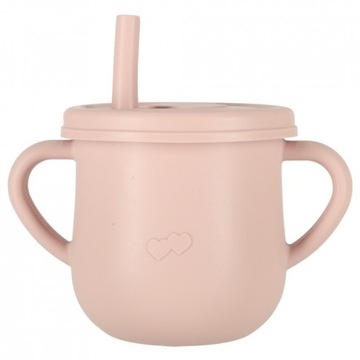 Силиконовая посуда детская, краб, набор из 9 элементов, розовая