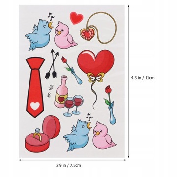 Наклейки Love Heart Arm для детей