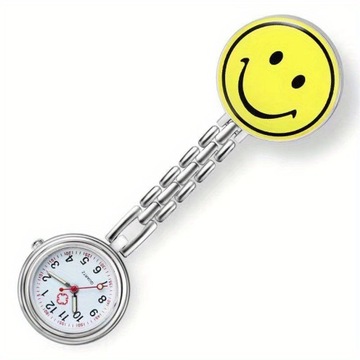 Smile Face Cartoon pielęgniarka zegarek kieszonkowy zegarek ładny wiszący