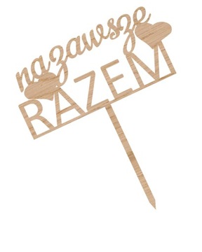 Topper TŚD-47-Na zawsze razem Ślub Wesele