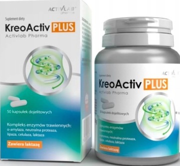 ACTIVLAB PHARMA KREOACTIV PLUS Trawienie KREON ENZYMY TRAWIENNE PANKRAETYNA