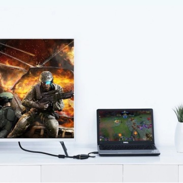 Ugreen кабель односторонний кабель-переходник с HDMI на VGA FHD