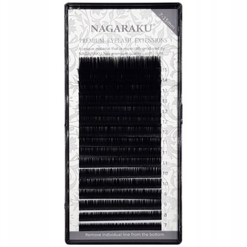 Rzęsy Nagaraku Mink Premium C 0.10 MIX 16 pasków