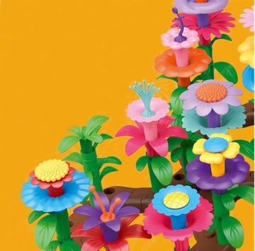 КРЕАТИВНЫЕ САДОВЫЕ ЦВЕТЫ ПАЗЛ-БЛОКИ 198 ШТ.