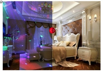 6 OTWORÓW 72 WZORY LASEROWE ŚWIATŁO DYSKOTEKOWE SCENICZNE ŚWIATŁA Z WTYCZKĄ