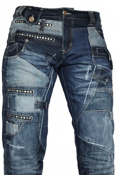 Spodnie jeansy, dzinsy KOSMO LUPO KM001